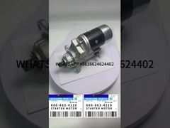 KBZE 600-863-4110 KOMATSU SAA6D102E موتور 600-863-4210 موتور شروع ASSY 24V 10T 4.5KW
