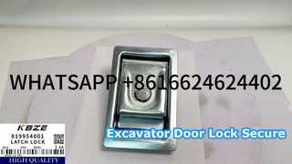 KBZE OEM QUALITY XCMG 819954001 قفل درب جانبی برای XE200 XE210 XE215 یدکی بیل مکانیکی