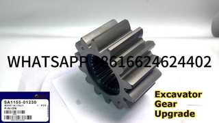 بیل مکانیکی با نام تجاری KBZE SA1155-01230 SWING PINION GEAR FITS VOL-VO EC460B EC460C
