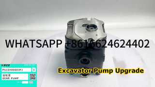 تعویض پمپ دنده هیدرولیک کیس ناچی PS10V00003F1 KOBELCO برای بیل مکانیکی کوچک SK55 CX55B
