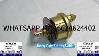 سوئیچ اصلی باتری KBZE LIUGONG 34B0087 SDLG 4130000427 XCMG 803694579 برای بیل مکانیکی CLG922 XE215