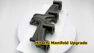 KBZE 8-94366021-0 EXHAUAST;MANIFOLD 4BD1 4BG1 برای هیتاچی EX120 EX135 ZAX110 ZAX130 ZAX160 ZAX180
