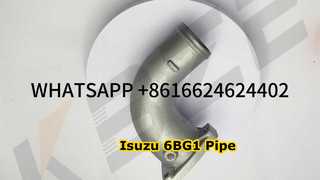 8-98180384-0 1-14112756-0 ISUZU 6BG1 ENGINE PIPE;ورودی برای هیتاچی ZAX200-5 ZAX240-3 ZAX250 ZAX260