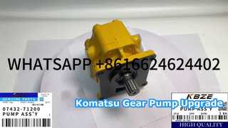 KOMATSU 07432-71200 141-43-00021 16Y-75-24000 GEAR PUMP FOR D54A D75A D80A D85A D95S SD16 برای شما