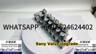 KBZE 152301000629A SANY 61023519 گروه شیر برقی برای SY195 S205 S210 SY215 SY245 SY285