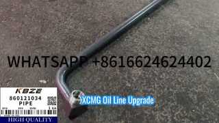 خط برگشت روغن سیلندر سطلی KBZE 860121034 برای XCMG XE205/XE215/XE245 – فشار بالا