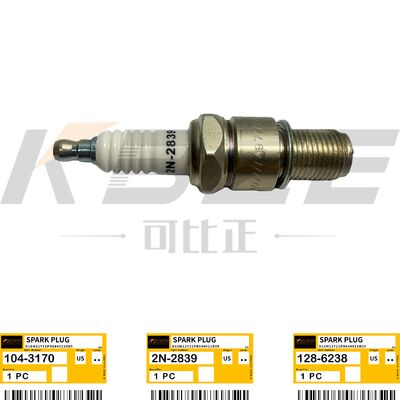 KBZE 2N-2839 CAT 104-3170 128-6238 SPARK PLUG REPLACE FOR G3304 G3306 G3406 G3408 G3412 ENGINE