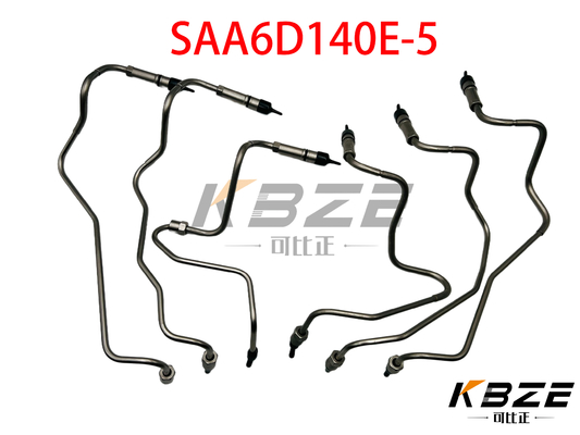SAA6D140E-5 موتور فشار بالا سوخت تزریق لوله مجموعه برای KOMATSU حفاری
