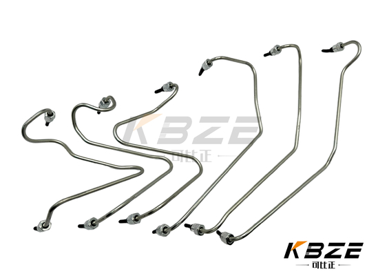 SAA6D114 موتور فشار بالا تزریق سوخت لوله مجموعه برای KOMATSU حفاری