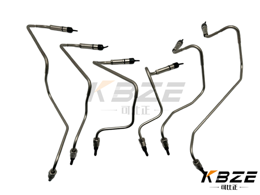کیفیت بالا KOMATSU SAA12V140E-3 سمت راست 6219-71-4111 6219-71-4121 لوله تزریق سوخت / فشار بالا