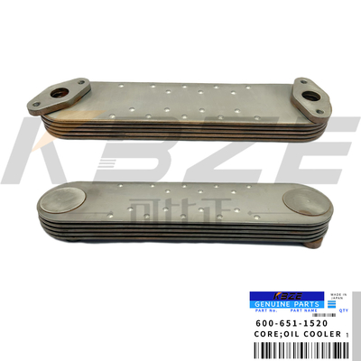 5P 7P OIL;COOLER CORE 600-651-1520 6D95 موتور 600-651-1550 برای PC200 PC220 PC250 حفاری