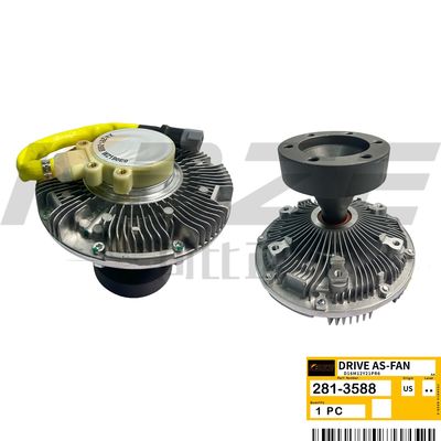 KBZE 281-3588 2813588 CAT 3066 C6.4 Drive AS-FAN FITS E320D E321D E323D بیل مکانیکی