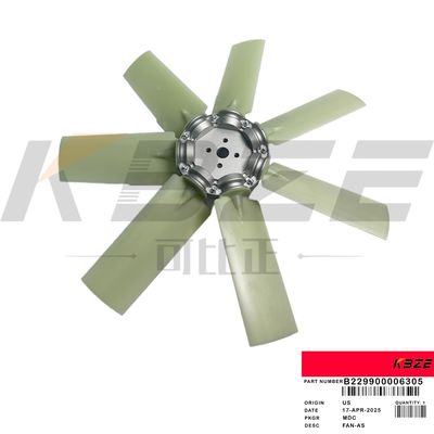 CLG922E SY215 XE215 بیل مکانیکی B229900006305 پره فن 4H 7B برای CUMMINS 6BT5.9 هند