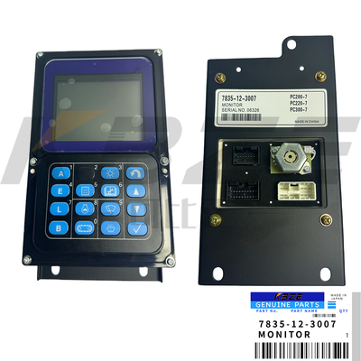 مانیتور حفاری KOMATSU Assy 7835-12-3007 OEM برای PC120-7 PC200-7 PC300-7 PC460-7