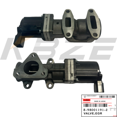 8-98001191-2 ایسوزو 4HK1 8-98238247-0 مجموعه سوپاپ EGR برای بیل مکانیکی ZX170 ZX225 ZX270 ZX330 ZX400