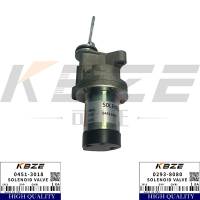 04513018 02938080 موتور DEUTZ BF4M2012C 12V شیر برقی خاموش کننده برای بیل مکانیکی ولوو