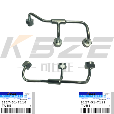 6127-51-7110 6127-51-7112 لوله روغن میل بادامک موتور KOMATSU S6D155-4 برای ماشین آلات
