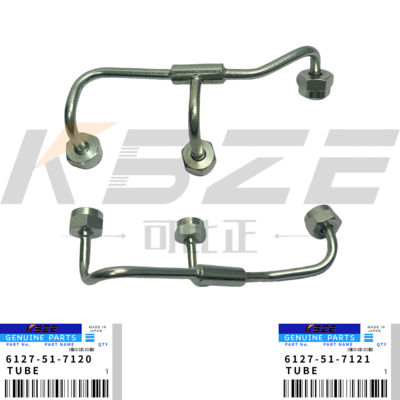 S6D155-4 KOMATSU موتور 6127-51-7120 6127-51-7121 لوله روغن کامشافت