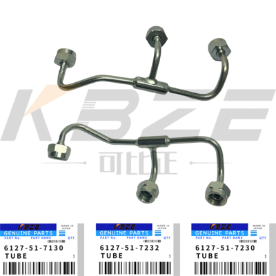 لوله روغن میل بادامک 6127-51-7130 KOMATSU S6D155-4 ENGINE 6127-51-7232 6127-51-7230 برای D155A