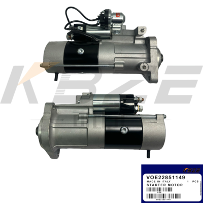 22851149 VOLVO D6E VOE22851149 24V 12T 5.5KW استارت موتور برای بیل مکانیکی EC210 EC290
