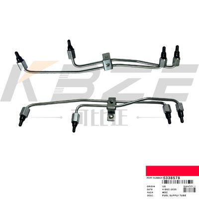 KBZE BRAND 5338578 FUEL SUPPLY TUBE FITTS CUM MINS ISL9.5 QSL9.3 QSC8.3 موتور بیل مکانیکی