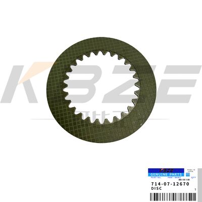 KBZE 714-07-12670 7140712670 دیسک اصطکاک کیفیت OEM برای KOMATSU WA200 WA250 WA300 WA320 WA380 WA400 WA450 WA480 HM250 HM300 HM400